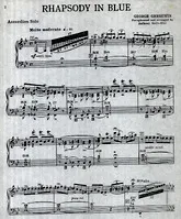 télécharger la partition d'accordéon Rhapsody in Blue au format PDF