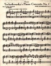télécharger la partition d'accordéon Tschaikowskys Piano Concerto No 1 au format PDF