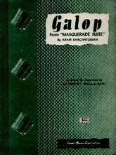 télécharger la partition d'accordéon Galop au format PDF