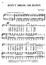 télécharger la partition d'accordéon Don't bring me down au format PDF