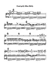 télécharger la partition d'accordéon Good golly Miss Molly (Adieu Miss Molly) au format PDF