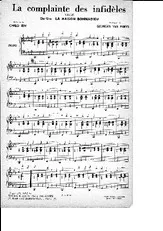 télécharger la partition d'accordéon La complainte des infidèles  (orchestration) au format PDF