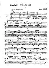 télécharger la partition d'accordéon Sonata n°2 (Bayan) au format PDF