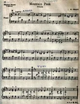 télécharger la partition d'accordéon Mountain Peak Polka au format PDF