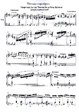 télécharger la partition d'accordéon  Paraphrase sur les thèmes de la polka italienne / Arr. A. Zvezdenko / Bayan au format PDF