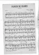 télécharger la partition d'accordéon Panier de crabes (partie piano + orchestration) au format PDF