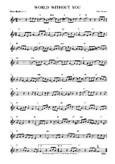 télécharger la partition d'accordéon WORLD WITHOUT YOU au format PDF