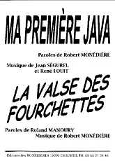 télécharger la partition d'accordéon MA PREMIERE JAVA - LA VALSE DES FOURCHETTES au format PDF