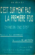 télécharger la partition d'accordéon C'est sur'ment pas la première fois au format PDF
