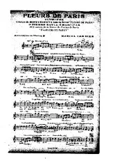 télécharger la partition d'accordéon FLEURS DE PARIS au format PDF