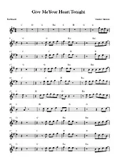 télécharger la partition d'accordéon Give Me Your Heart Tonight au format PDF
