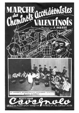 télécharger la partition d'accordéon Marche des cheminots accordéonistes valentinois au format PDF