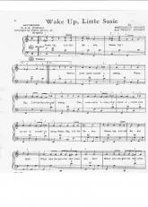 télécharger la partition d'accordéon Wake Up, Little Susie au format PDF