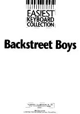 télécharger la partition d'accordéon Easiest Keyboard Selection - Backstreet Boys au format PDF