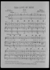 télécharger la partition d'accordéon This love of mine au format PDF