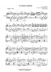 télécharger la partition d'accordéon A moonlight night au format PDF