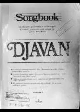 télécharger la partition d'accordéon DJAVAN (SONGBOOK) (49 TITRES) au format PDF