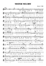 télécharger la partition d'accordéon MISTER MELODY au format PDF