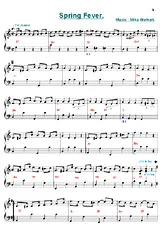 télécharger la partition d'accordéon Spring Fever au format PDF
