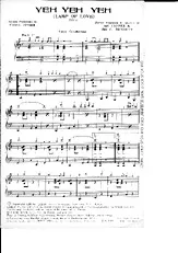 télécharger la partition d'accordéon Yeh Yeh Yeh  (Lamp of love - orchestration) au format PDF