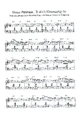 télécharger la partition d'accordéon OSCAR PETERSON - IT AIN'T NECESSARILY SO au format PDF