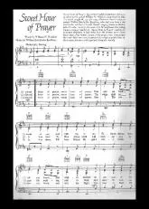 télécharger la partition d'accordéon Sweet hour of prayer au format PDF