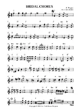 télécharger la partition d'accordéon BRIDAL CHORUS au format PDF