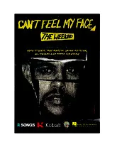 télécharger la partition d'accordéon Can't feel my face au format PDF