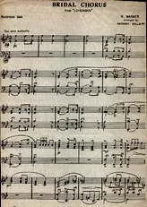 télécharger la partition d'accordéon Bridal Chorus au format PDF