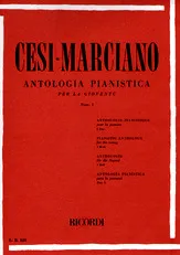 télécharger la partition d'accordéon Cesi-Marciano / Antologia Pianistica / Sonatina / Minuetto / Aria Italiana / Canzonetta / etc. / Piano au format PDF