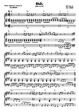 télécharger la partition d'accordéon Soleil (Some fine day) au format PDF