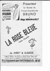télécharger la partition d'accordéon La rose bleue au format PDF