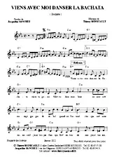 télécharger la partition d'accordéon VIENS AVEC MOI DANSER LA BACHATA au format PDF