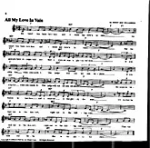 télécharger la partition d'accordéon all my love in vain au format PDF