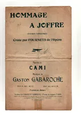 télécharger la partition d'accordéon HOMMAGE A JOFFRE au format PDF