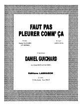 télécharger la partition d'accordéon faut pas pleure comm' ça au format PDF