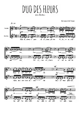 télécharger la partition d'accordéon DUO DES FLEURS (OPÉRA LAKMÉ) au format PDF