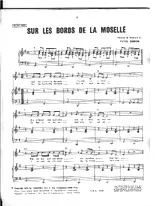 télécharger la partition d'accordéon SUR LES BORDS DE LA MOSELLE au format PDF