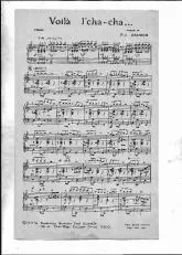télécharger la partition d'accordéon Voila l'chacha (orchestration) au format PDF