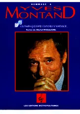 télécharger la partition d'accordéon Hommage à Yves Montand / 1991 / Chansons qui font chanter la Nostalgie au format PDF