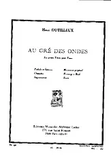 télécharger la partition d'accordéon  Au Gré Des Ondes / Six Petites Pieces Pour Piano au format PDF