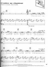 télécharger la partition d'accordéon Lettre au chanteur au format PDF