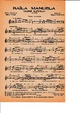 télécharger la partition d'accordéon Baïla Manuela  (danse Manuela) au format PDF