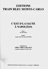 télécharger la partition d'accordéon C'EST D' LA FAUTE A NAPOLEON au format PDF