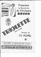 télécharger la partition d'accordéon Triolette au format PDF