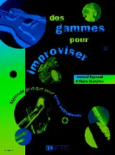 télécharger la partition d'accordéon Des gammes pour improviser au format PDF