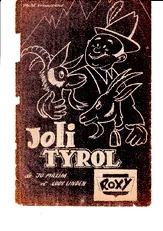 télécharger la partition d'accordéon Joli Tyrol au format PDF