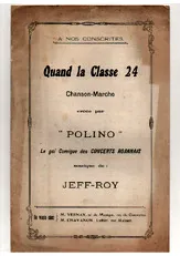 télécharger la partition d'accordéon QUAND LA CLASSE 24 au format PDF