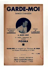 télécharger la partition d'accordéon GARDE -MOI au format PDF
