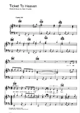 télécharger la partition d'accordéon TICKET TO HEAVEN au format PDF
